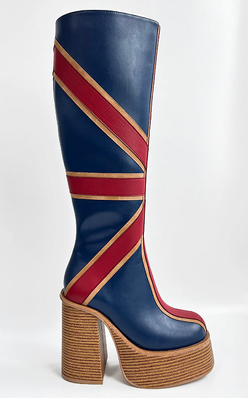 Union Jack Platform Boots