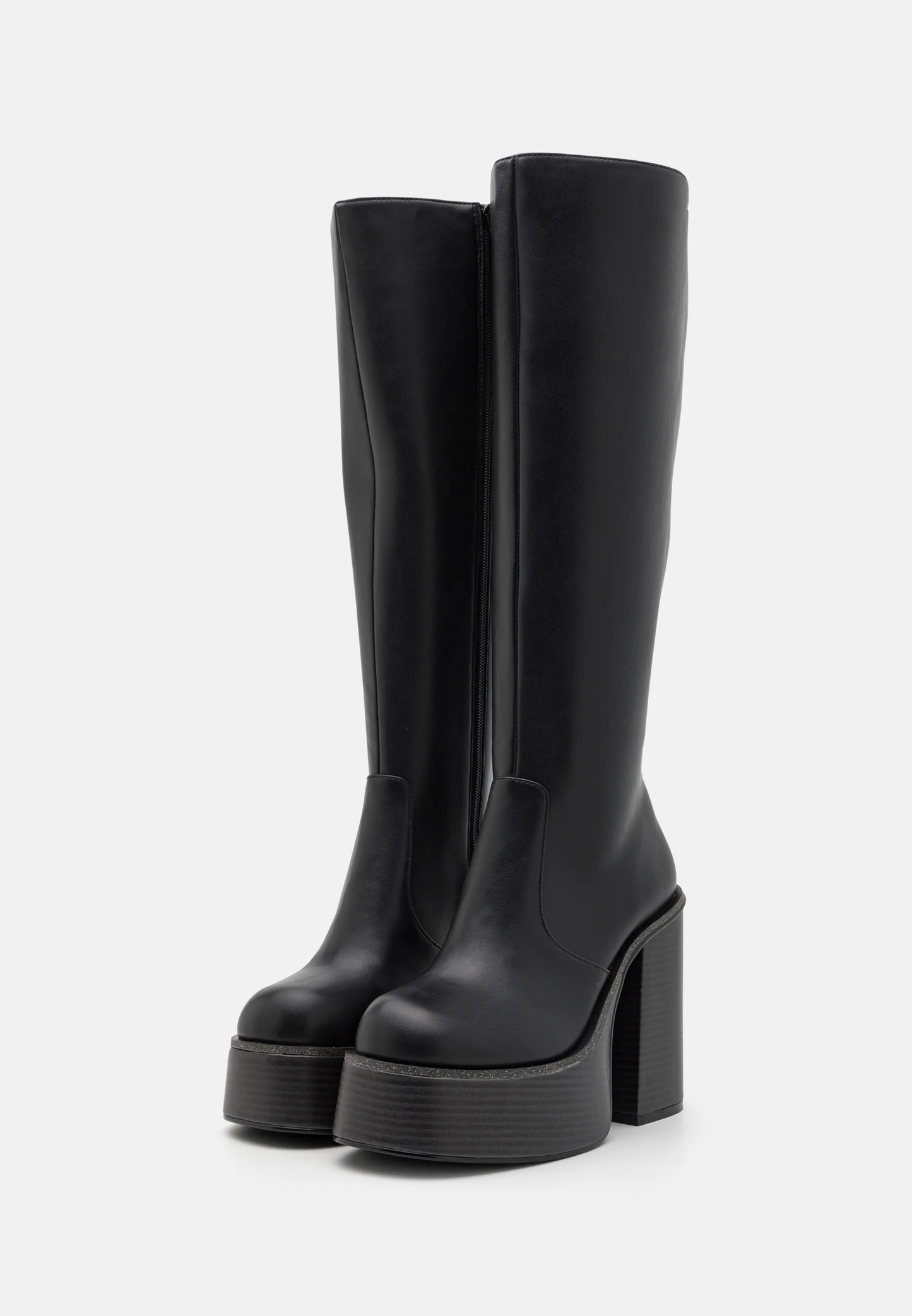 Chunky Black Platform Boots