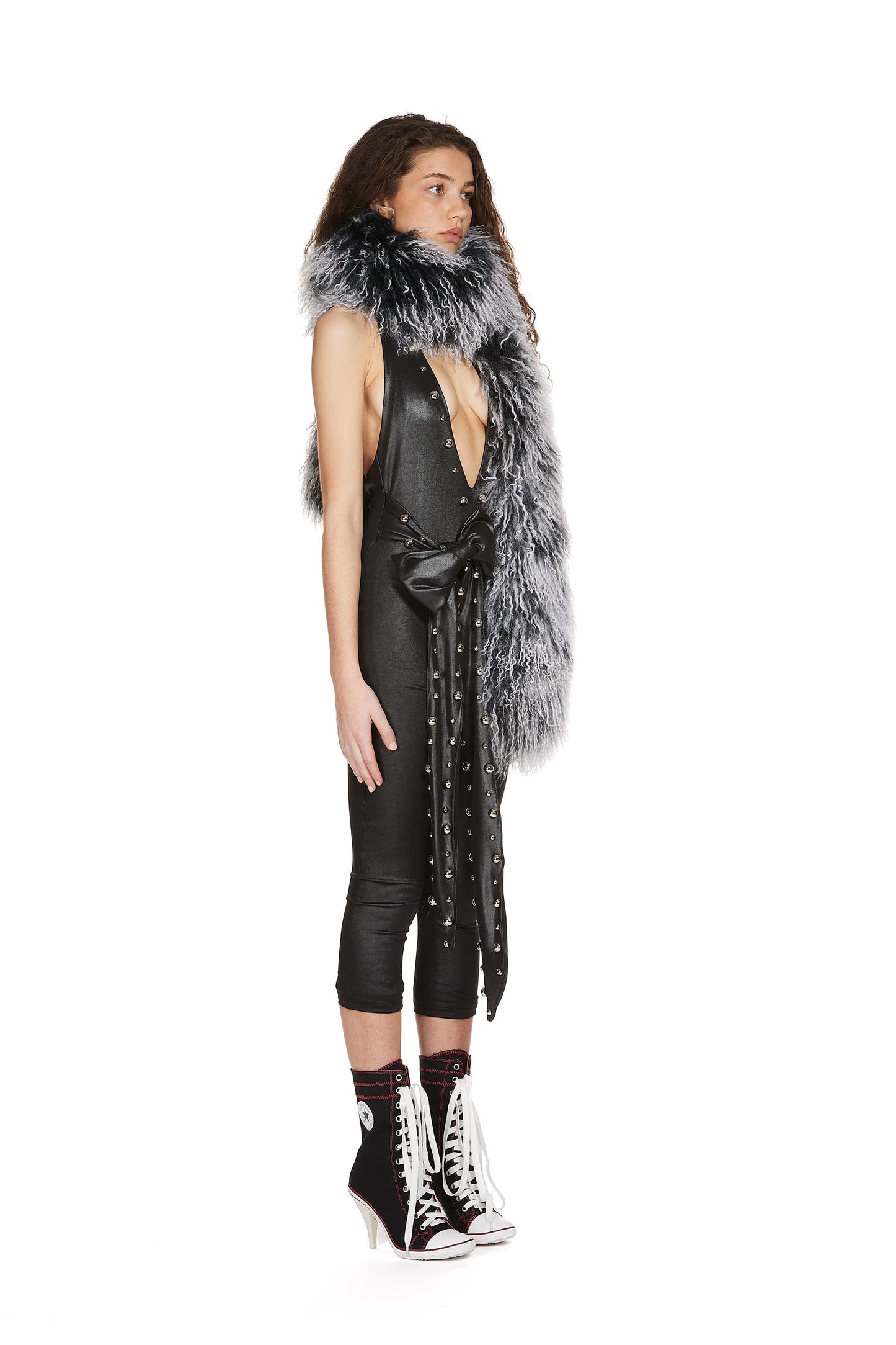 XL Mongolian Fur Scarf