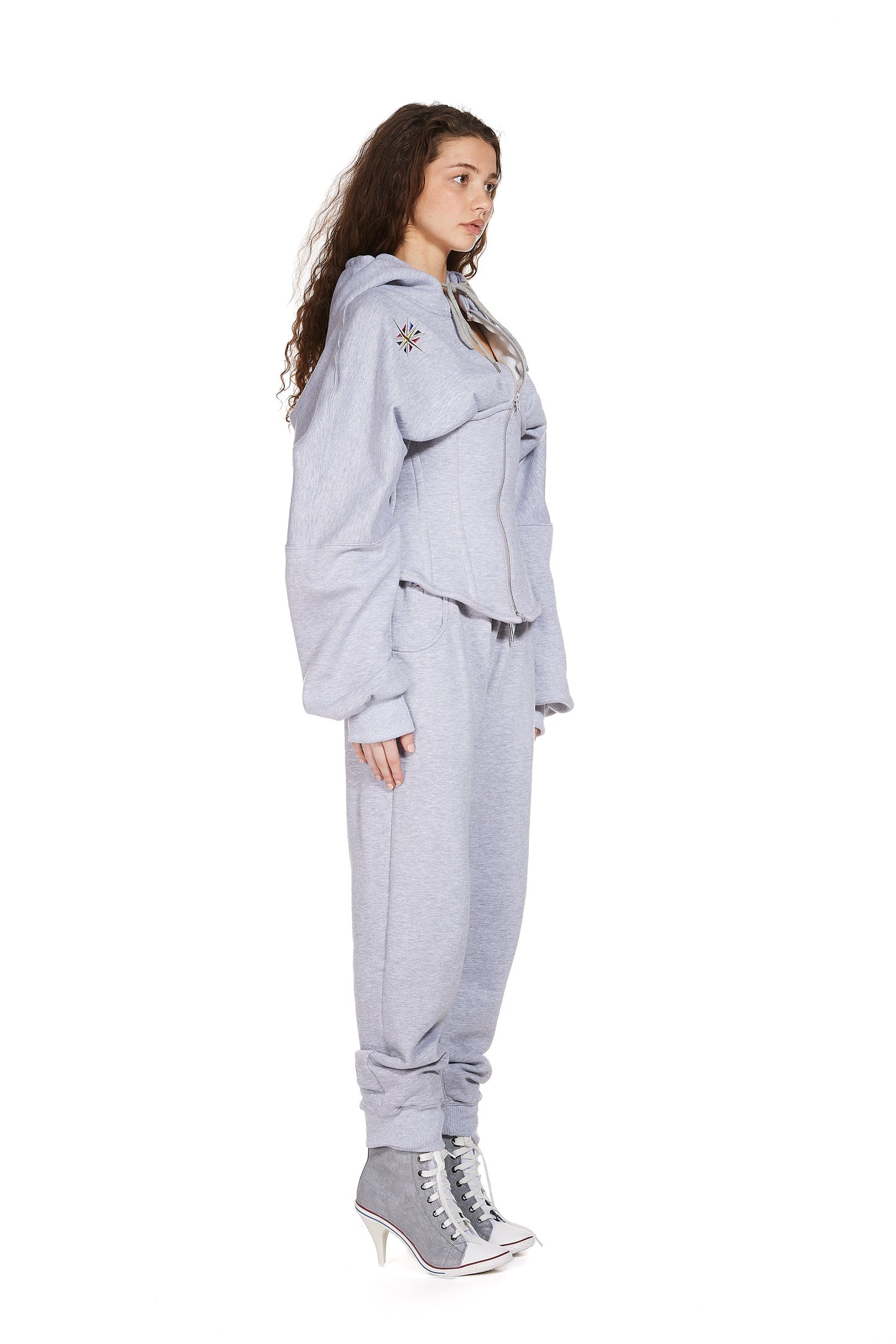 Cotton Jersey Corset Joggers