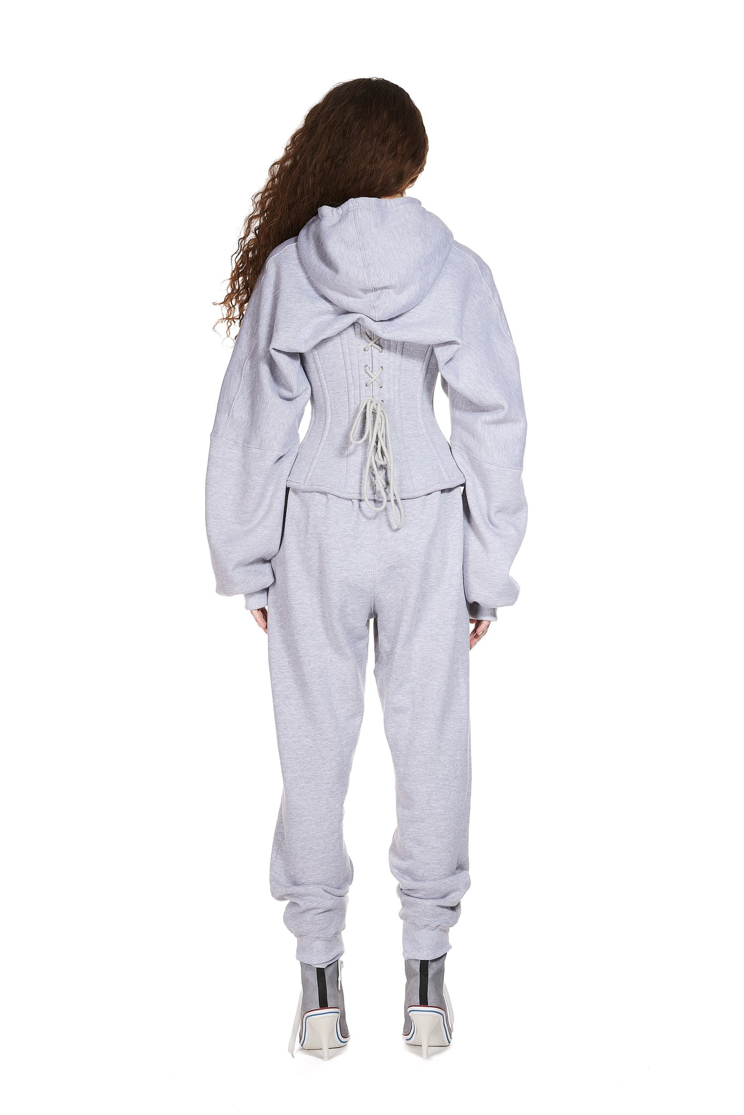 Cotton Jersey Corset Joggers