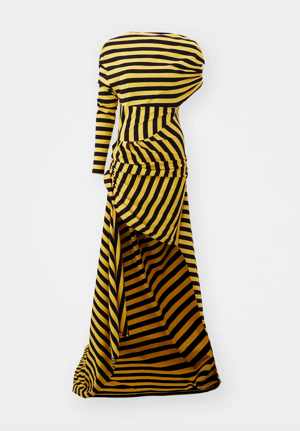 Hacienda Stripe Asymmetric Dress