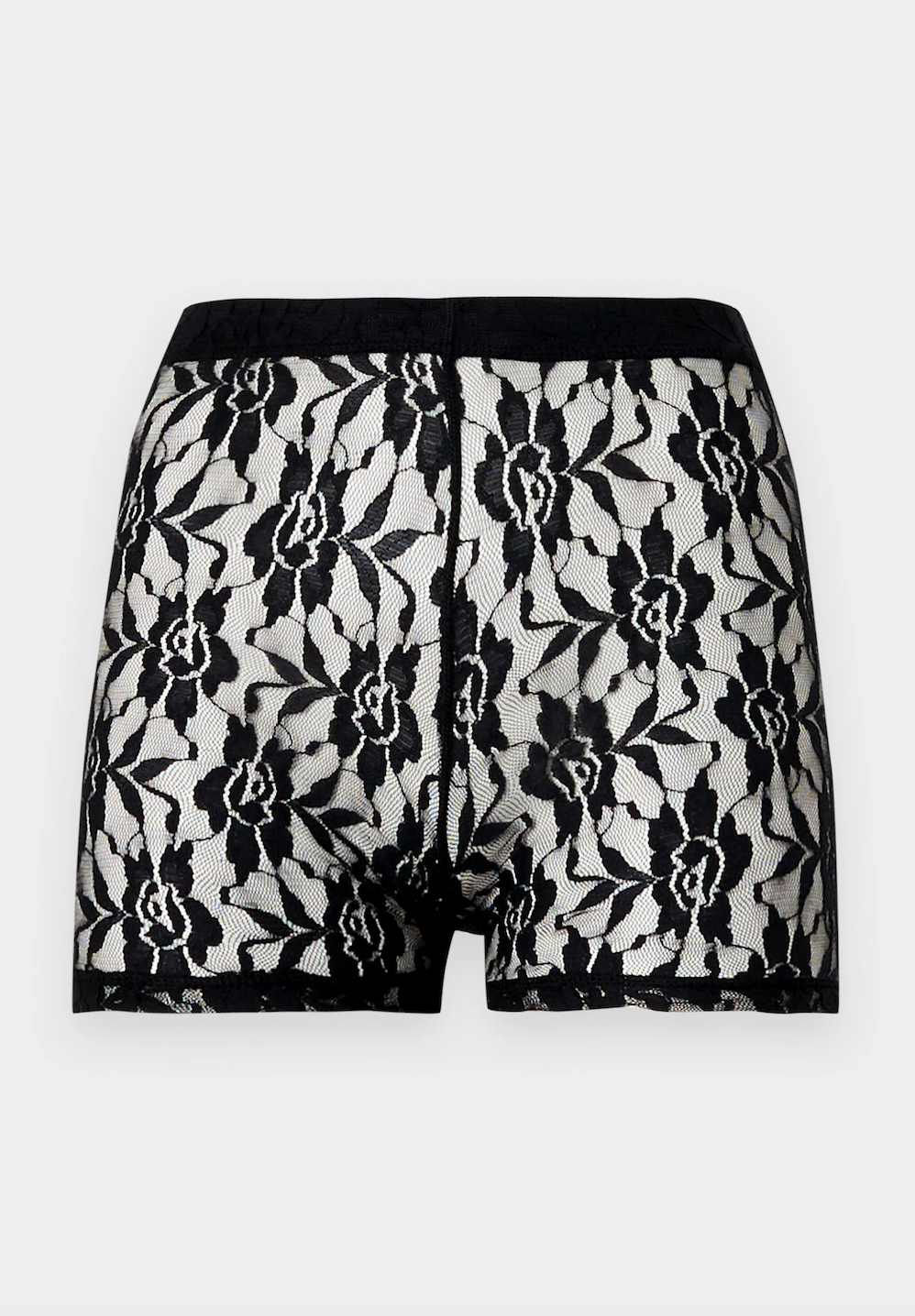 Black Rose Lace Shorts