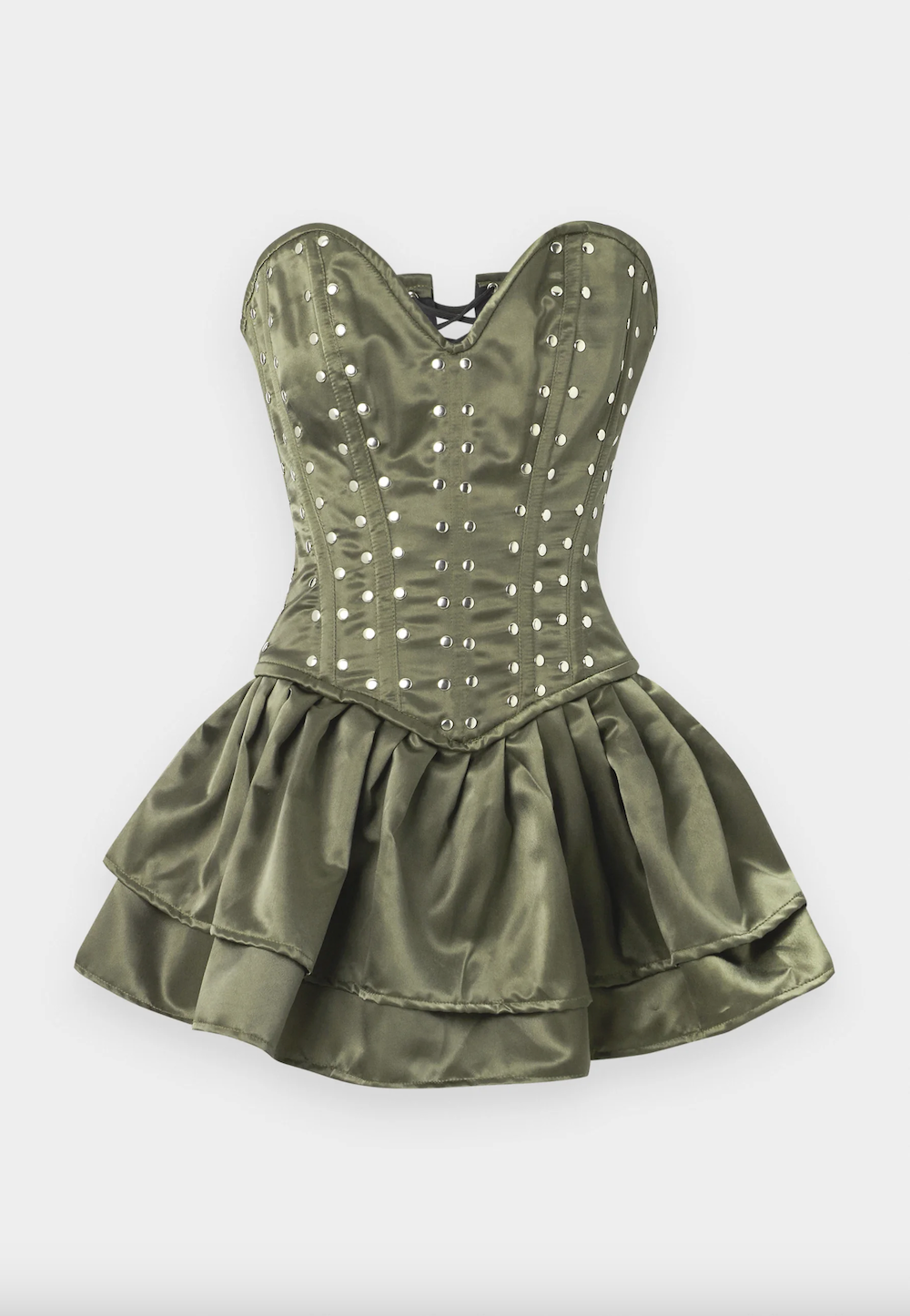 Studded Corset Mini Dress