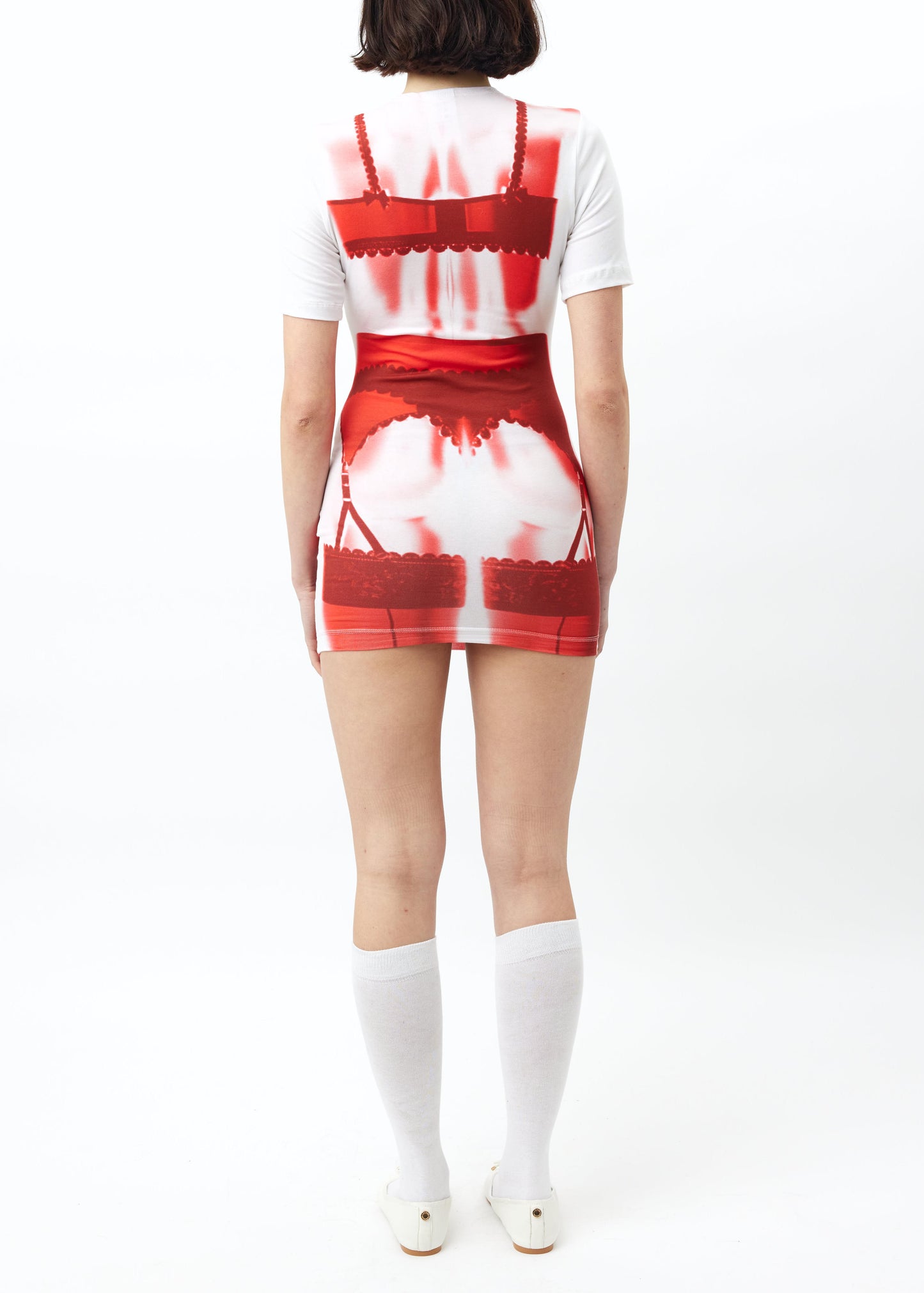 Lingerie Set Printed Jersey Dress