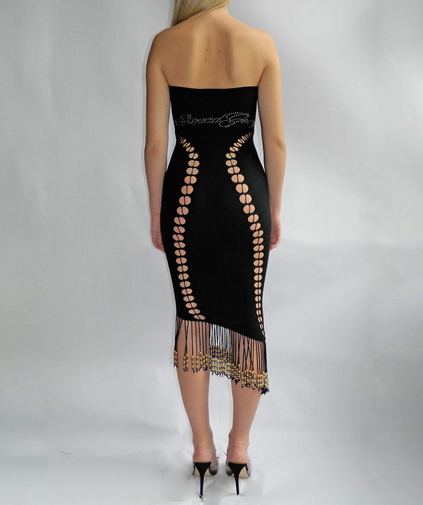 Seamless Beaded Fringe Dress