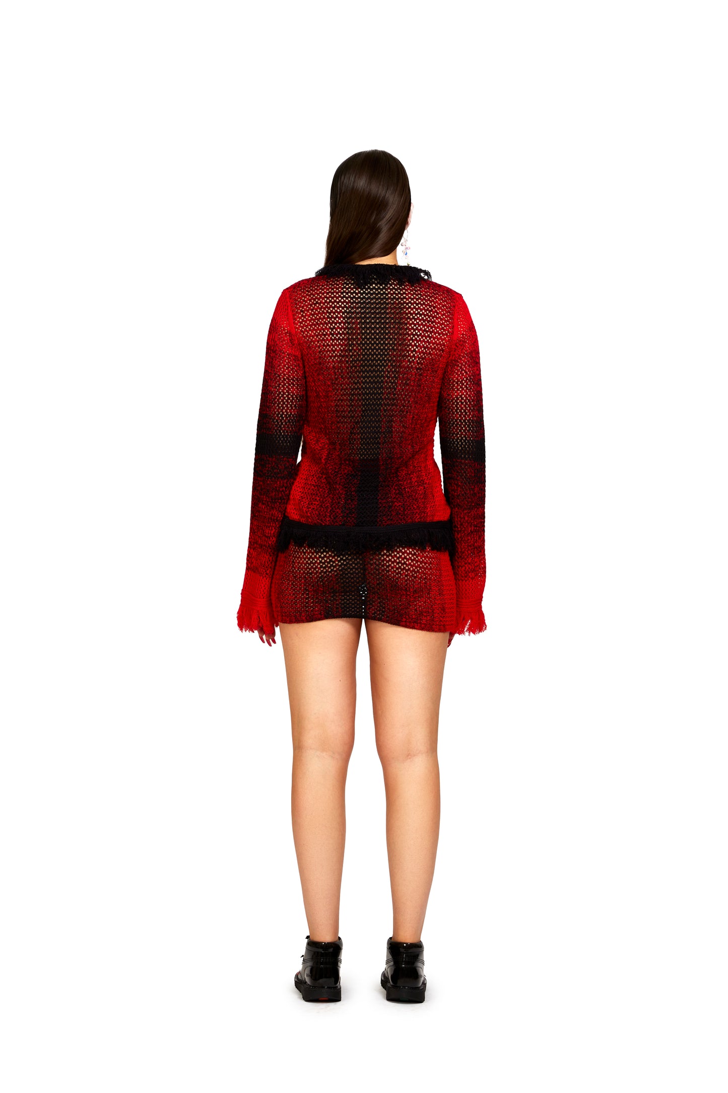 SG X SELFRIDGES- Gradient Knitted Mini-Skirt