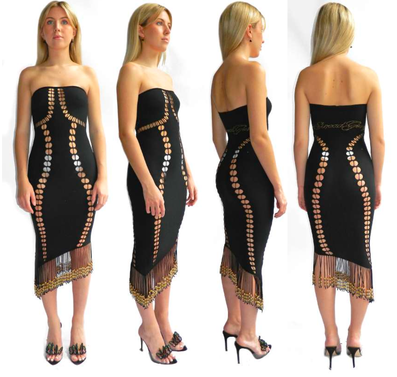 Seamless Beaded Fringe Dress