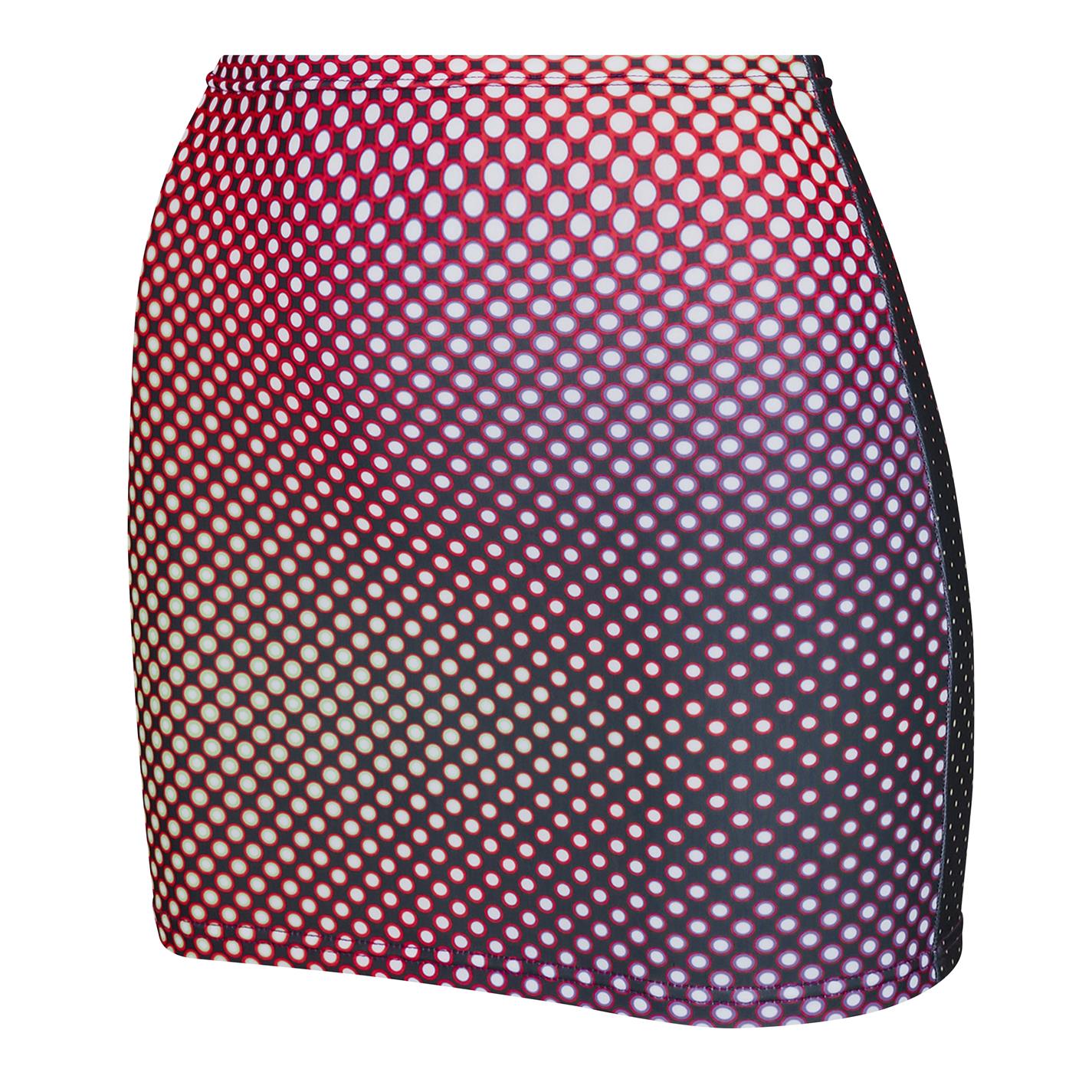 DIGITALLY PRINTED LASER BODYCON SKIRT
