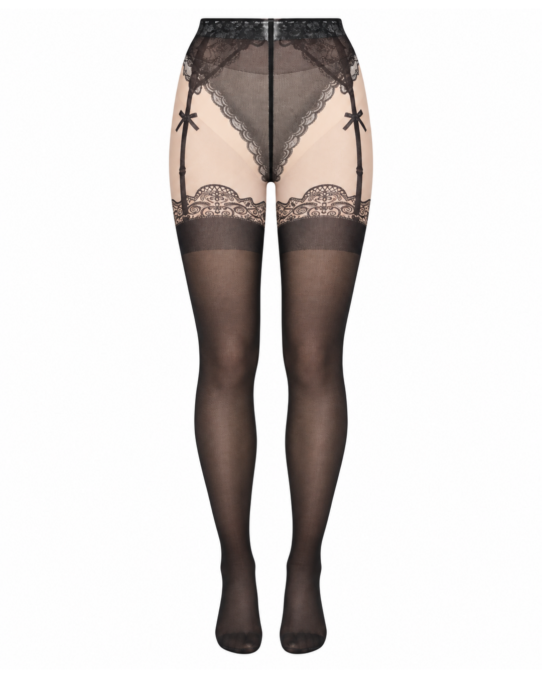 Suspender Illusion Tights