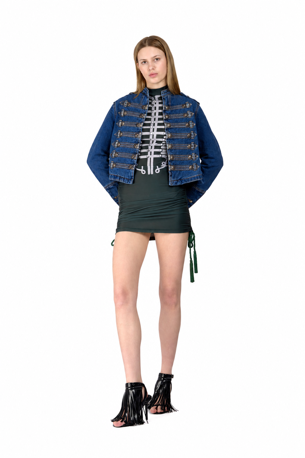 Military Jacket- Blue Denim