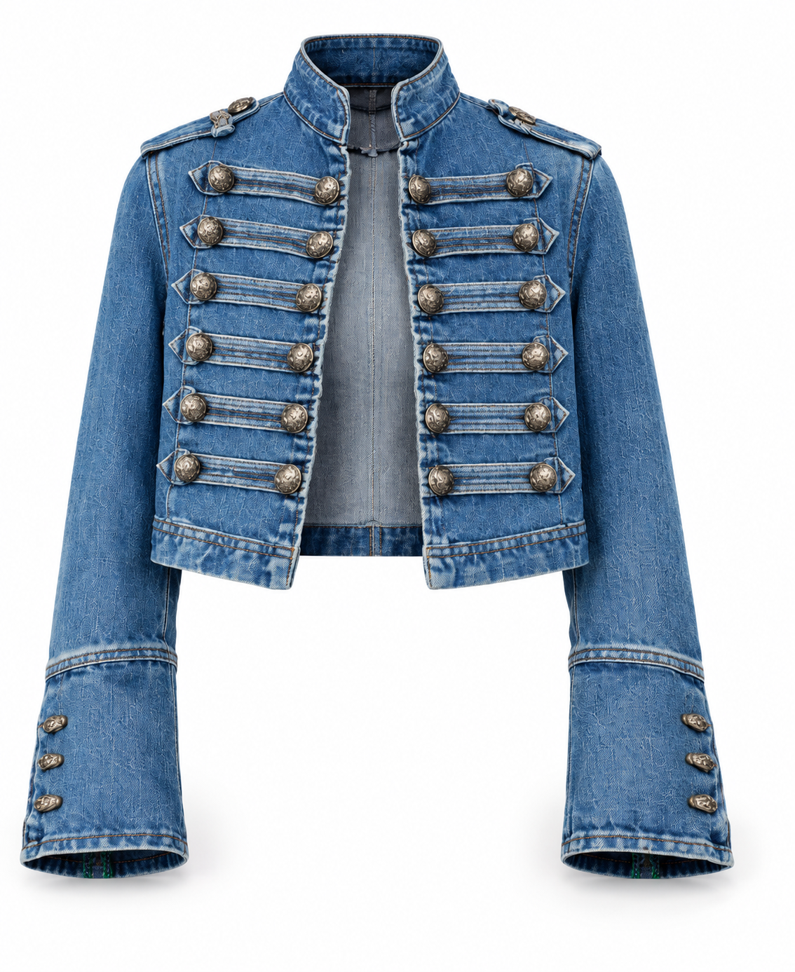 Military Jacket- Blue Denim