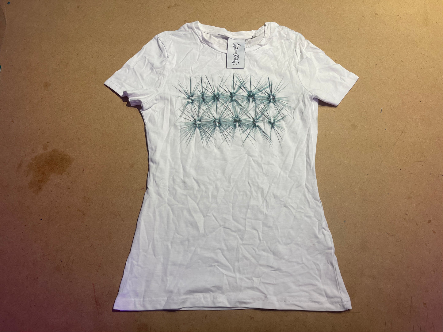 WHITE PRINTED SG TSHIRT