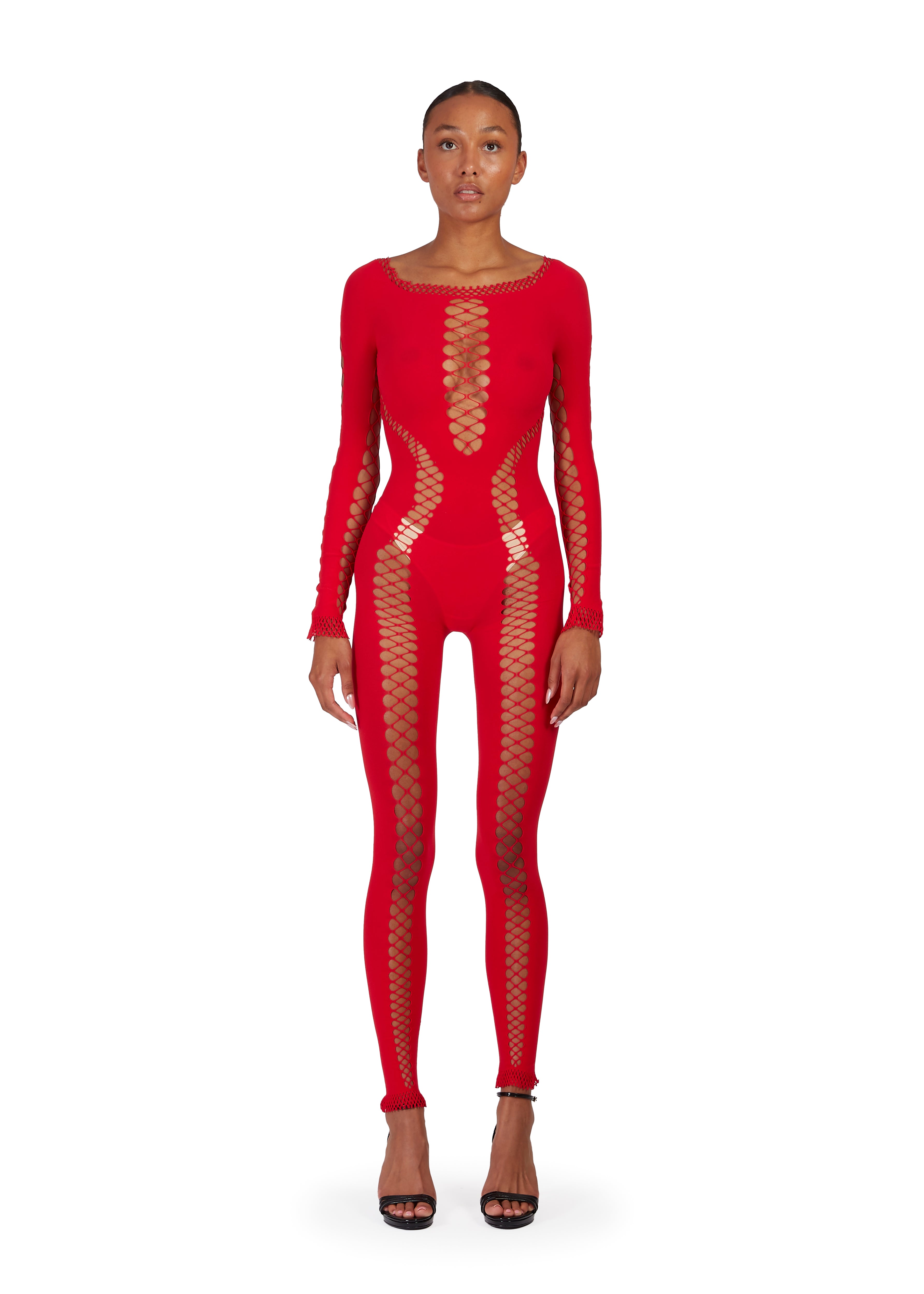 Fishnet Cut Out Jumpsuit