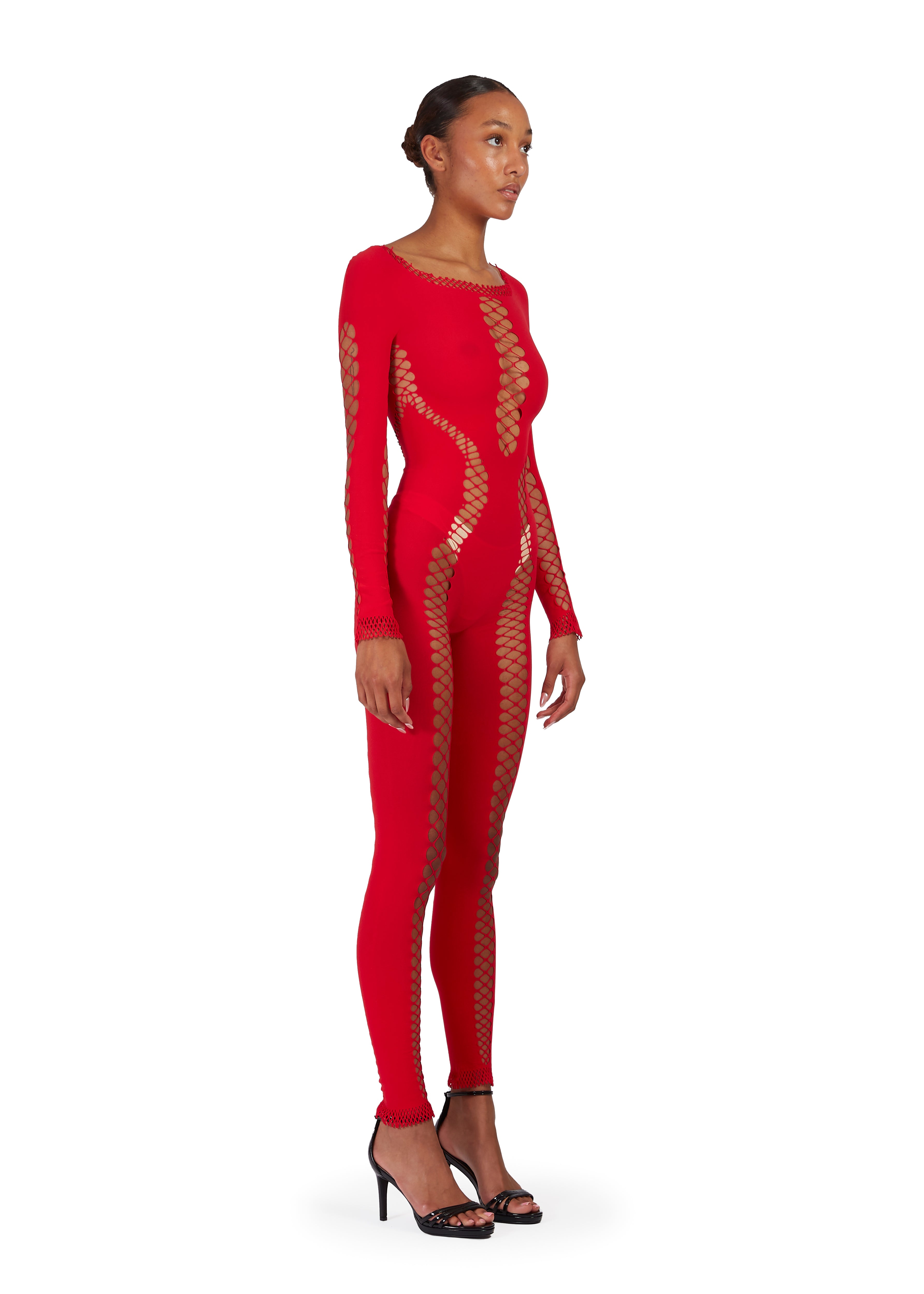 Fishnet Cut Out Jumpsuit