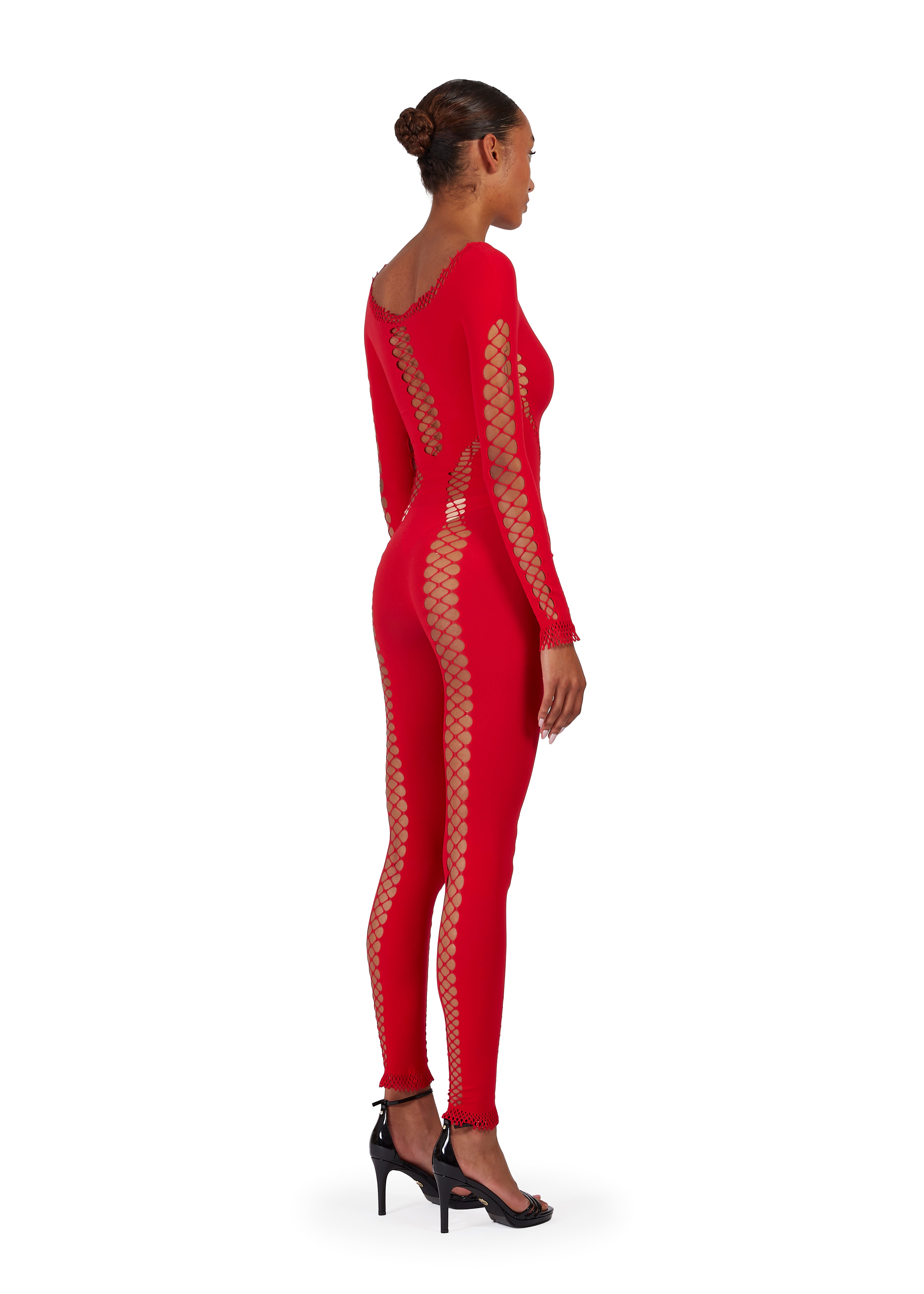 Fishnet Cut Out Jumpsuit