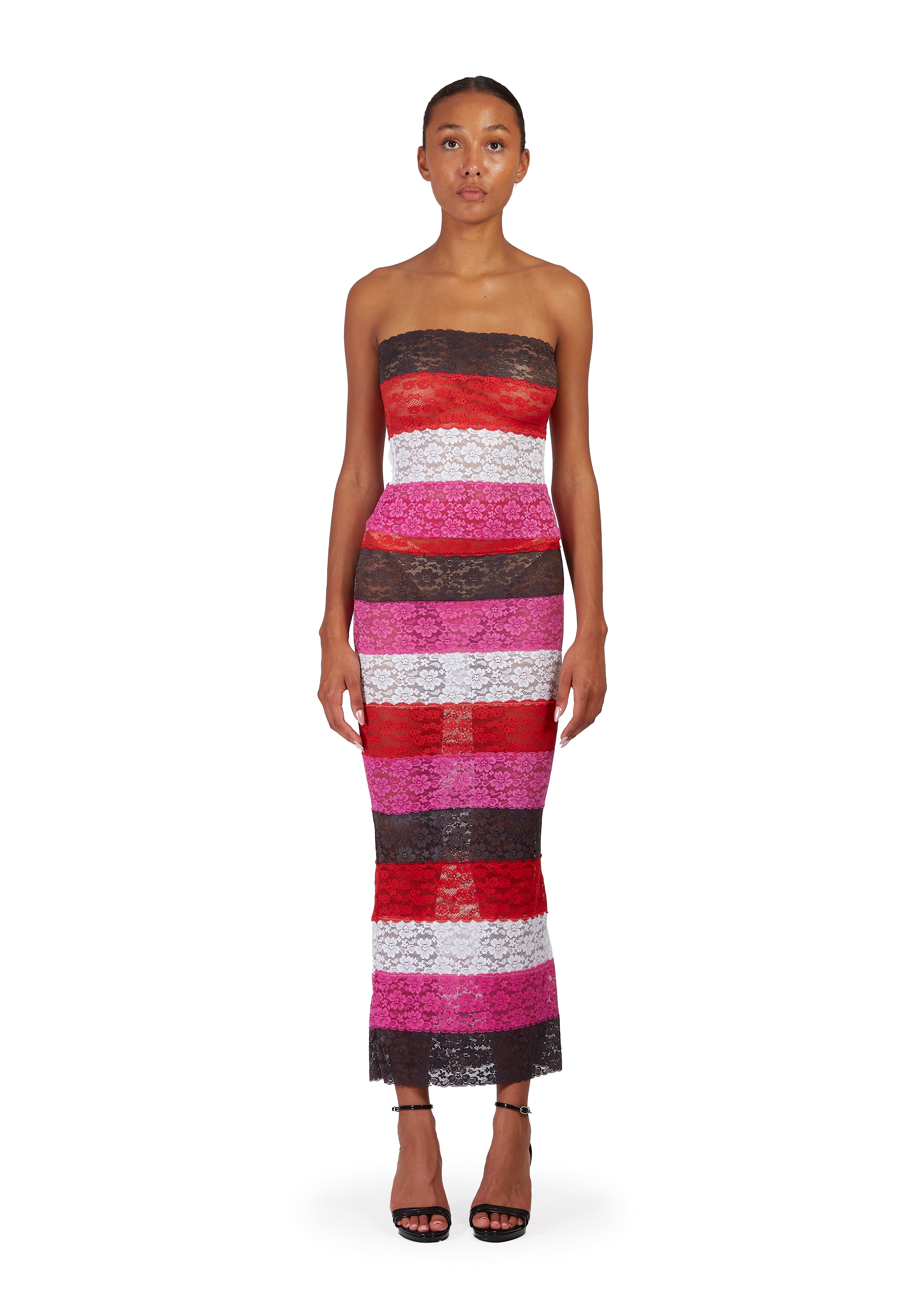 Lace Bandage Boobtube Skirt