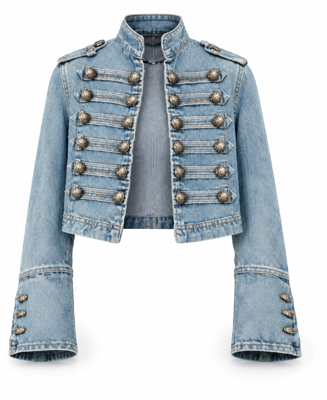 Military Jacket- Light Denim