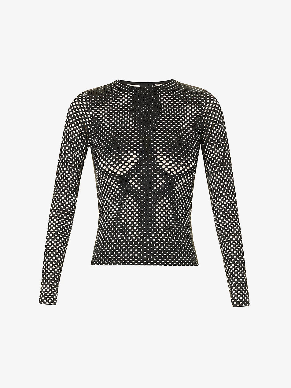 Laser-Cut body enhancing double layer top