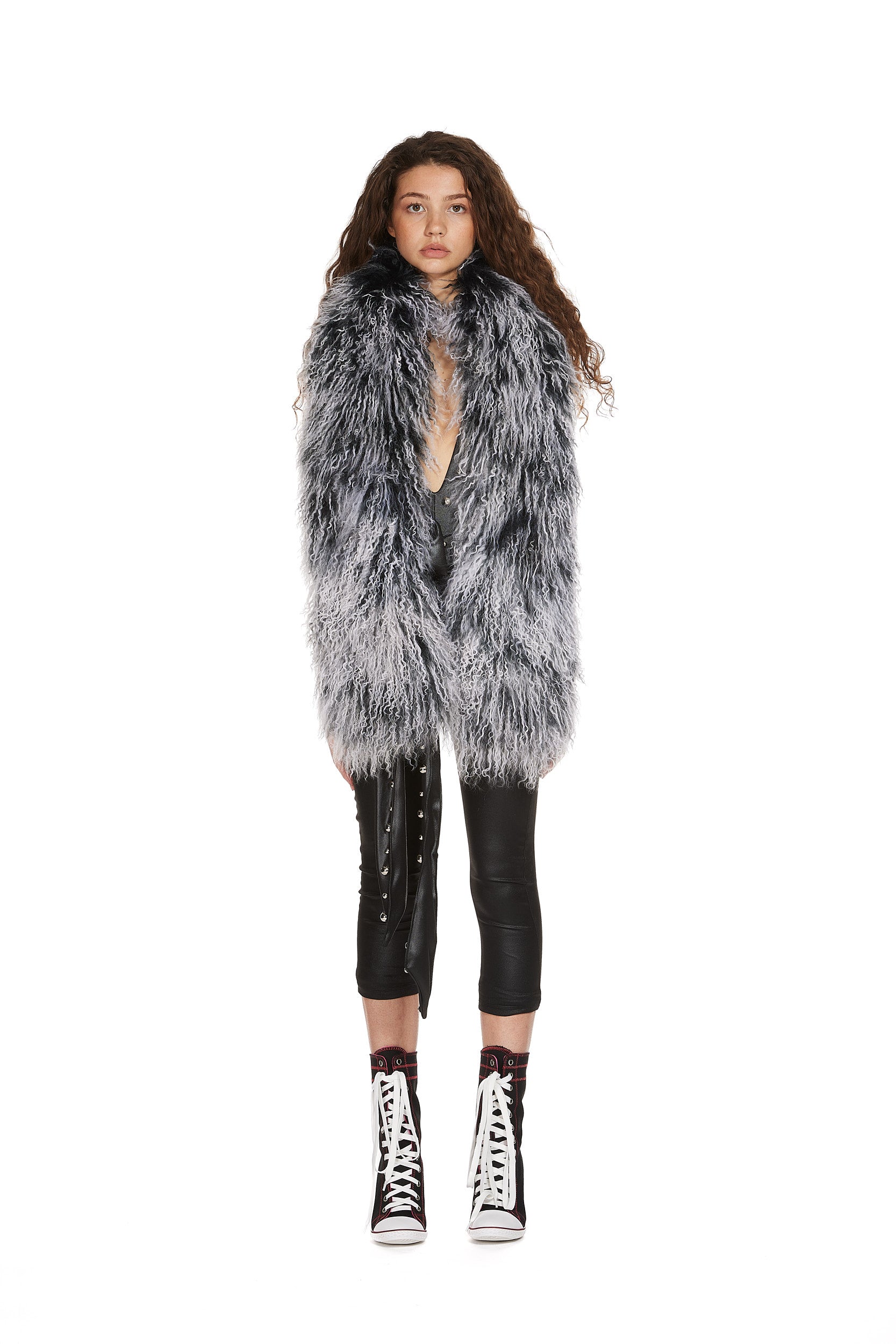 XL Mongolian Fur Scarf