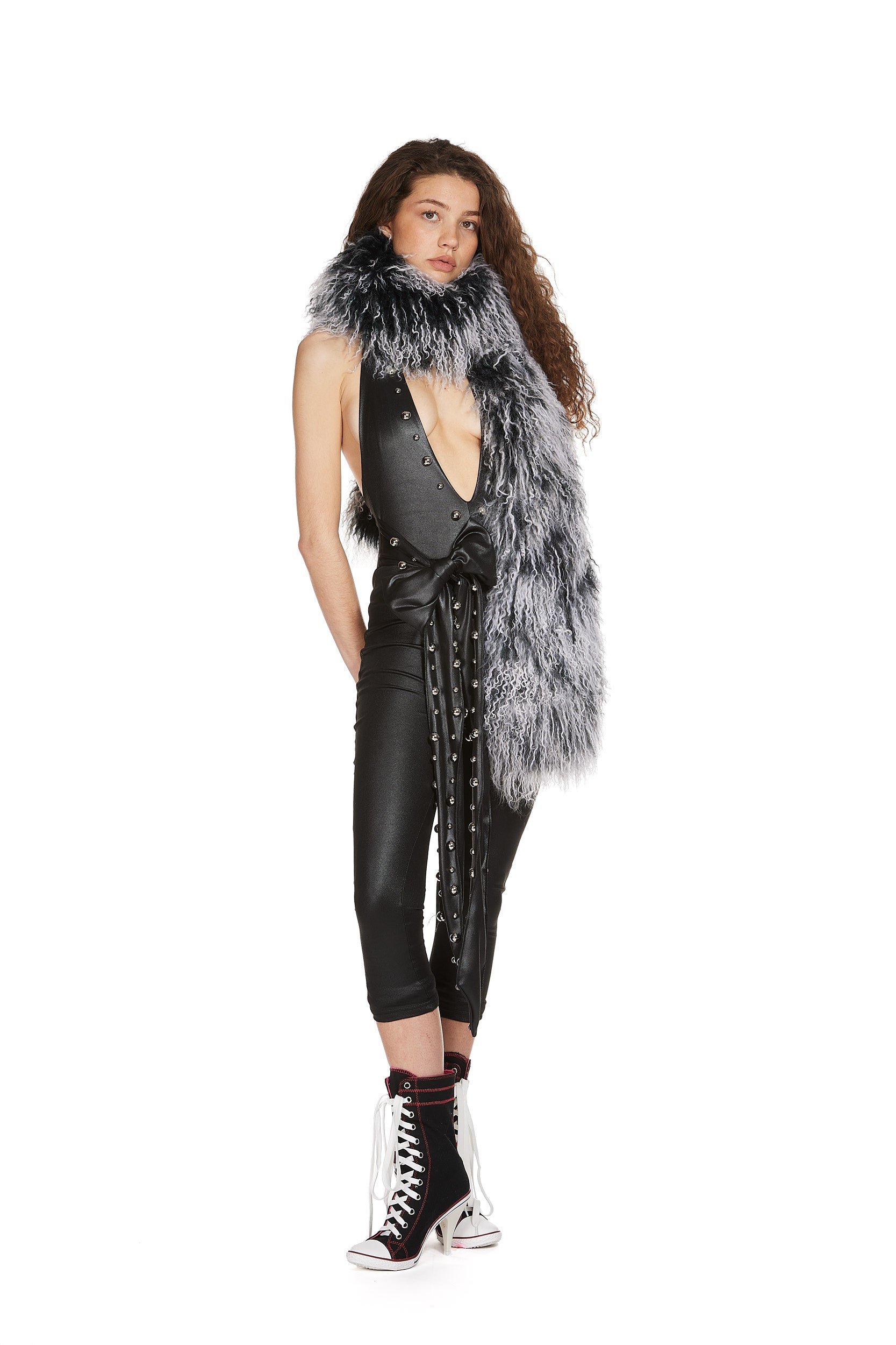 XL Mongolian Fur Scarf