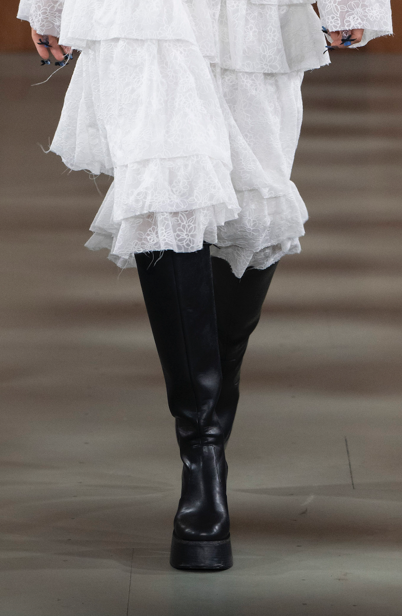 Chunky Black Platform Boots