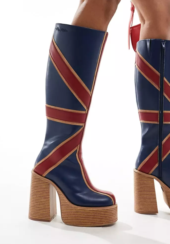 Union Jack Platform Boots