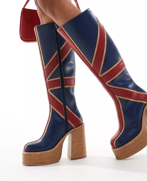 Union Jack Platform Boots