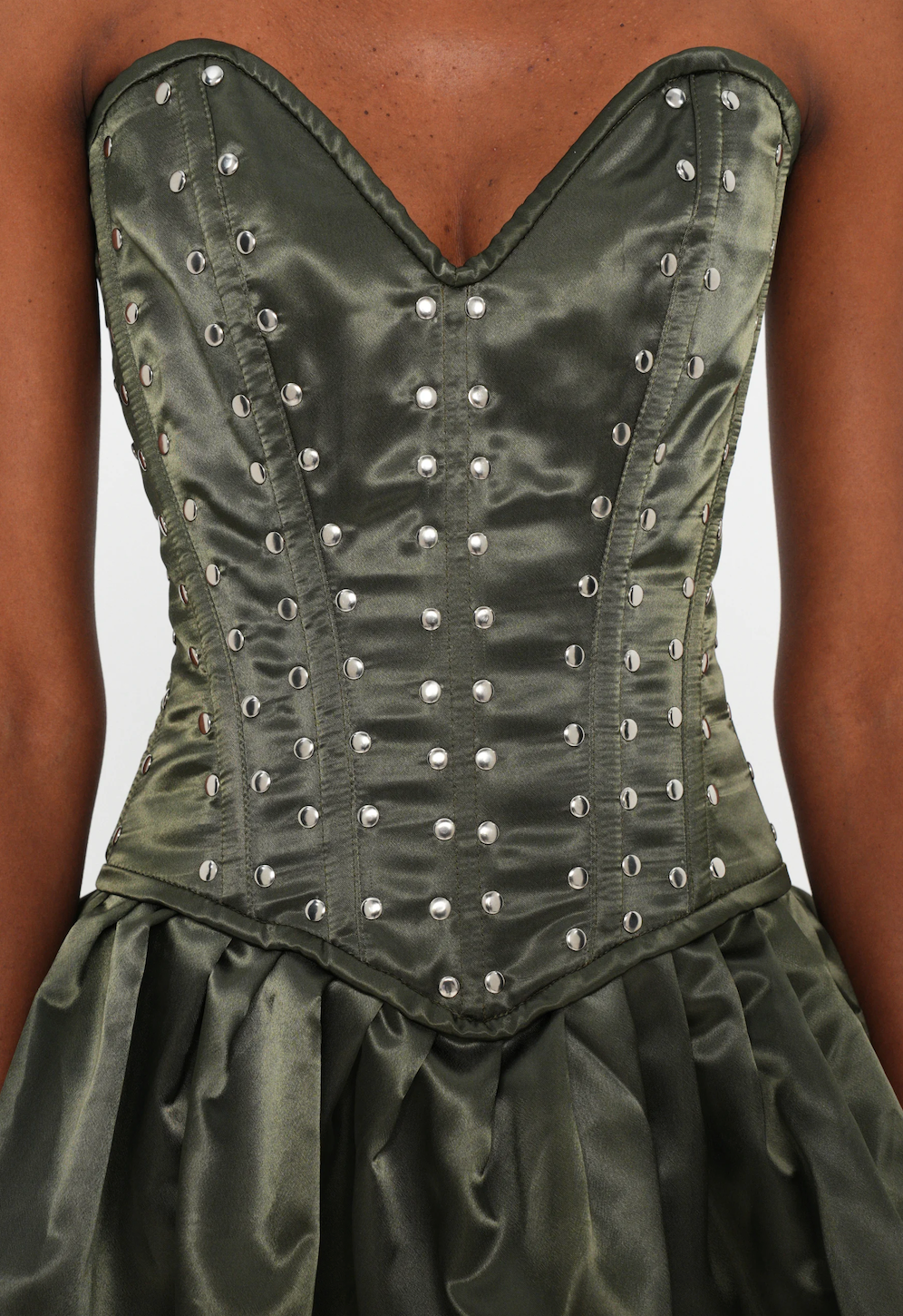 Studded Corset Mini Dress