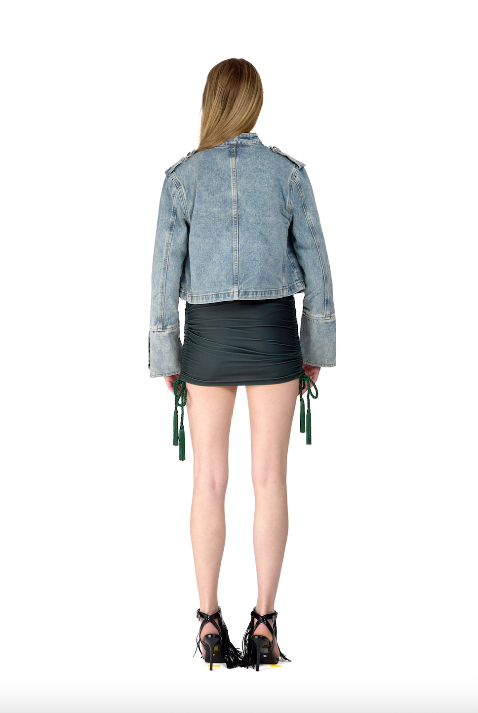 Military Jacket- Light Denim