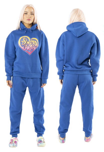 BLUE SG HEART HOODIE