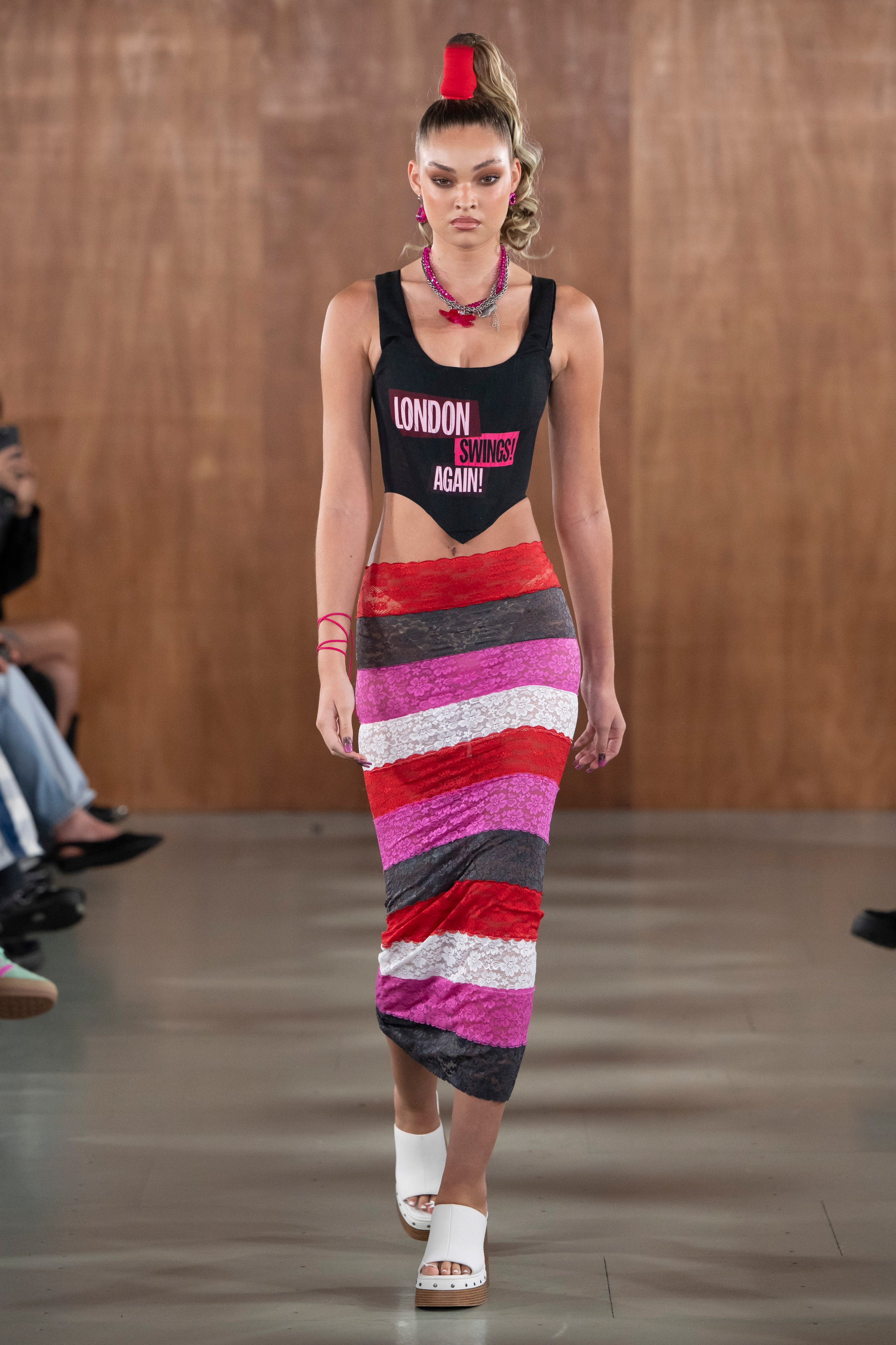 Lace Bandage Boobtube Skirt