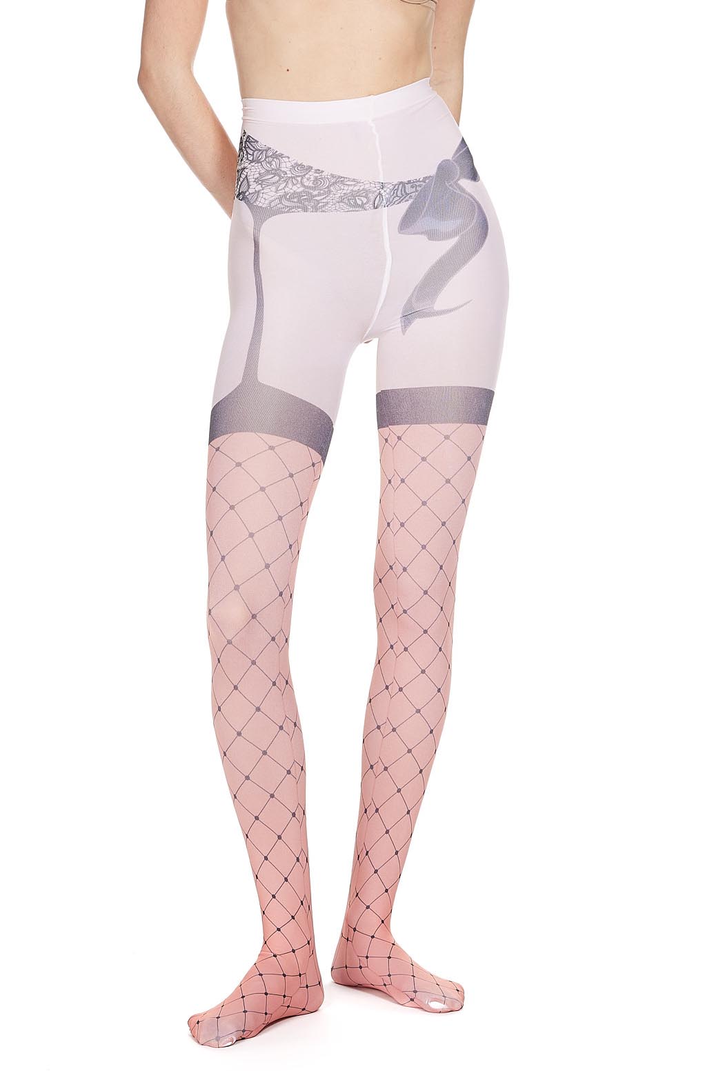 Bow Suspender Tights