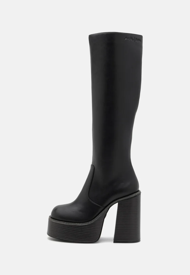 Chunky Black Platform Boots