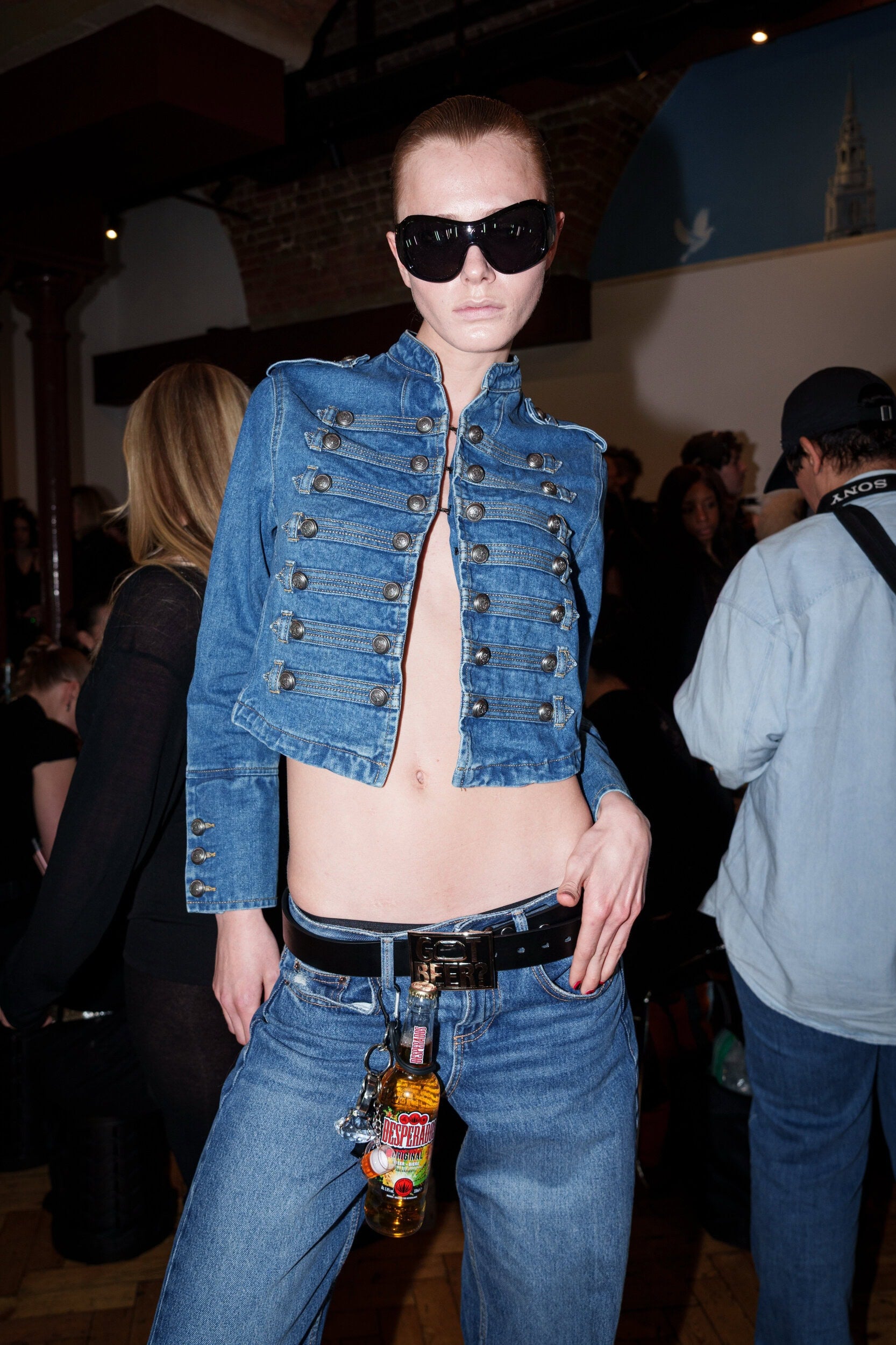 Military Jacket- Blue Denim