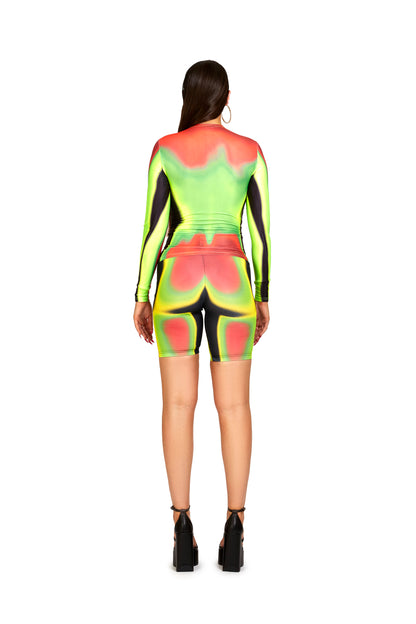 SG X SELFRIDGES- Digital Print Curve Enhancing Cycling Shorts